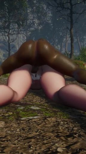 Gol 3D Elf Nun Fucked Hard Doggy Style by Horny Goblin