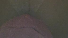 Hope sits down on my face with her see-through pants and her white panties under