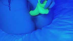 Fucking Myself With A Neon Cock