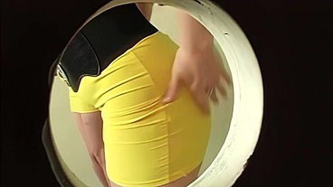 Violet Addamson Sucks Big Cock Gloryhole