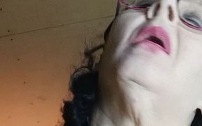 Faceslapped Ho Gets Dick Shoved Down Her Gummy Throat