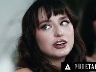 PURE TABOO River Lynns Twisted Stepparents Tempt Submissive Bestie Lana Smalls Behind Her Back