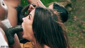 I never been gangbanged outdoors before!