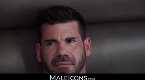 MaleIcons.com - Pale twink's lovemaking session with beefy stepdaddy in pronebone pos