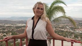 Busty MILF Orders Four Big Cocks to Fuck While Her Husbands Away