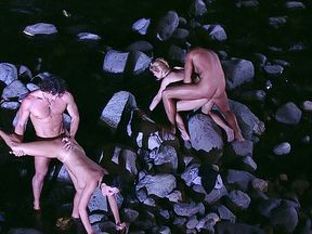 Monique Covet and Andrea, Anal Orgy Next to the River