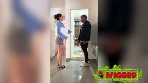 a porn secretary auditions a young black amateur. roma amor takes your porn actor test at nigged