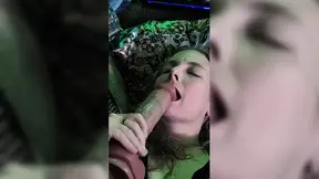 Blow Jobs, BIG Dildo, and a Footjob Ending!