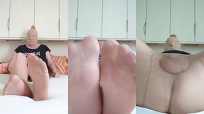 erotischer mittag in feinstrumpfhose