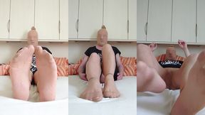 erotischer mittag in feinstrumpfhose