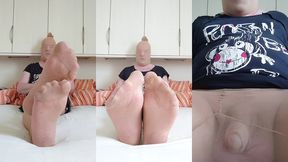 erotischer mittag in feinstrumpfhose