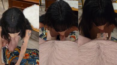 Lydia the cock vampire sucks for cum!!!