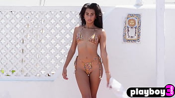 Exotic Latin teen Katherinne Sofia showed perfect big ass and perfect body