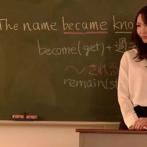 Lewd slutty female teacher - Nono Mizusawa