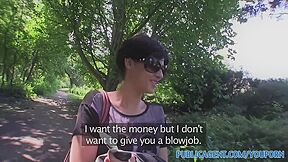 Short Haired Brunette Backseat Fucker