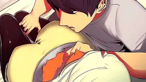 Stepsis Teases Schoolteacher in Forbidden Cartoon Tryst