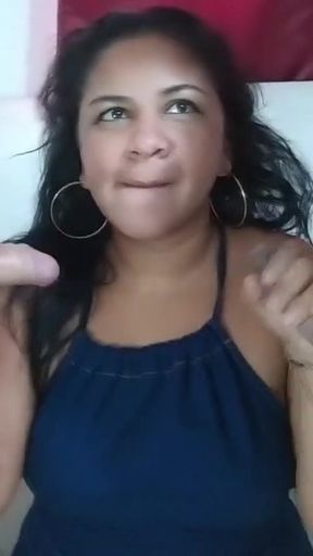 Must-see moment from "My stepbrother shares me with his friend and we have a threesome, I suck both of their cocks at the"