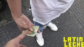 Latin Stallion Gets a Massive Facial - Hot cum shot!