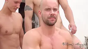 Foursome Condomless Fun Out In The Countryside Masturbate Party With William Higgins