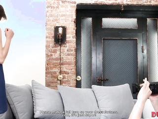 ”Agent Lures Exotic Model Into Awesome Quickie On The Couch”