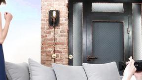 ”Agent Lures Exotic Model Into Awesome Quickie On The Couch”