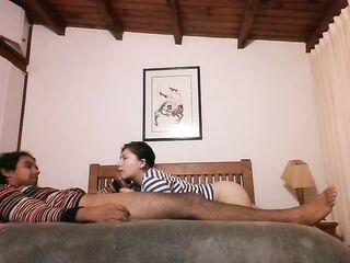 My boyfriend's little touches make me want to suck his jock