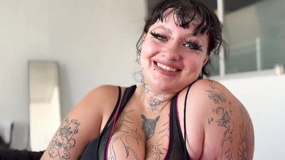 PutaLocura - Busty Goth BBW Deedee Talking and Fucking Hard with Torbe