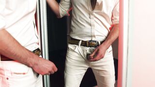 My first time with a hot guy: I pack up the mirror and get down and dirty in lingerie!