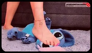 Trampling Teddy Bear Foot Smothering: Cute Feet & Toes domination