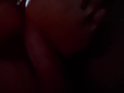 Female point of view footjob and jerking of big white dick