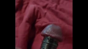 Ifoslave masturbating with more cock rings