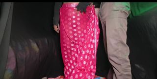 The stepmother  hot in a pink saree she and Anand engaged in sex in various positions desi sex