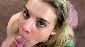 ChickPass - Slutty blonde Ray Ray lifts her skirt to fuck Logan
