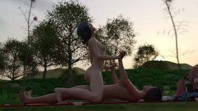 Having a Hard Time - Shemale Jane Fucks Kimiko in Multiple Positions (part 3)