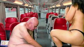 PREVIEW OF 4K TRAIN SEX SCENE WITH CUMANDRIDE6 AND OLPR