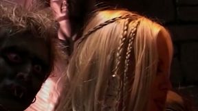 Blonde MILF Whore of the Rings Deepthroats Stud