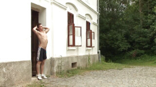 Justin Conway, Lukas Pribyl and Maxim Moira in hot blowjob and anal action