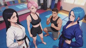 Mixed Boxing Stories #13: Pink Pixie Ringside Domination