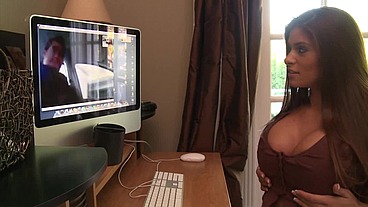 Cindy Behr And Madelyn Marie Order Up A Big Dick For A Hot Threesome