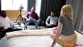 Interview Hot New Blonde Before 2 Poles
