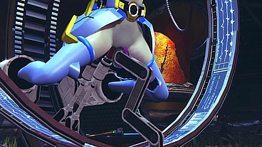 Robot Girl on a Sex Machine - 3D Hentai