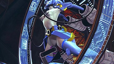 Robot Girl on a Sex Machine - 3D Hentai