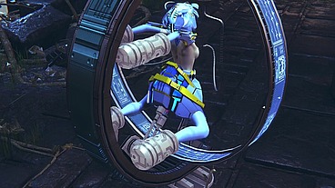 Robot Girl on a Sex Machine - 3D Hentai