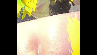 sexy sissy Brazilian Kandi pounds her ass PMV