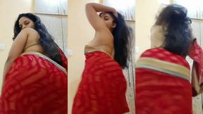 Lal shaari'r shathe dekhalo ak agun dance posh elaka'r bhabhi