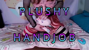 Plushy gives femboy a handjob! (Teaser)