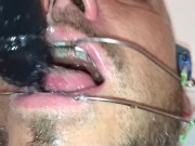 new horny deepthroat after pissing on my braces