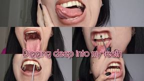 Digging my teeth deep