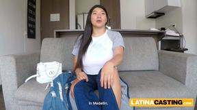 MASSIVE NATURAL TITS Latina Slut Face Fucked Rough By BWC Producer