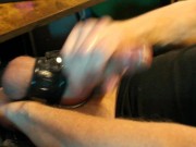 Multiple ruined orgasms with CBT and cum on clothes. I came so hard it was psychedelic!